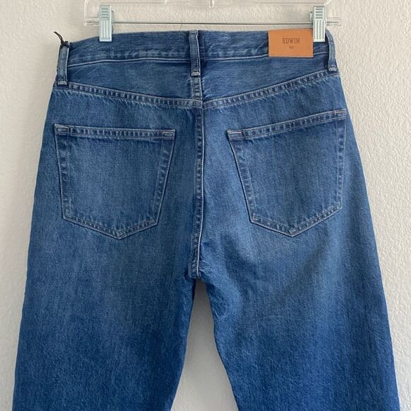 Edwin Relaxed Tash Denim Straight Leg Jeans In Brisbane 90's Size 27 - Picture 5 of 14